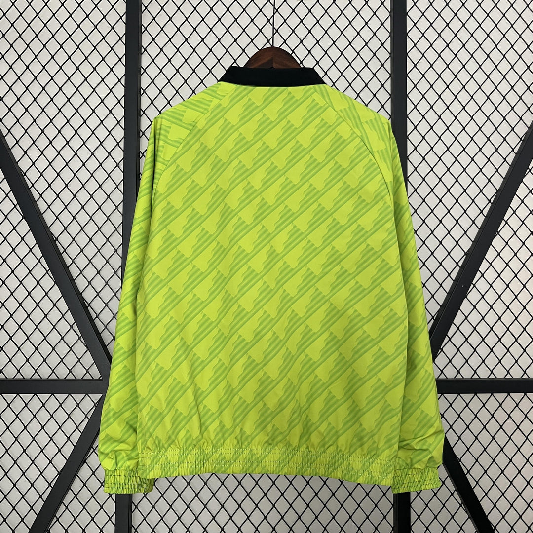 Manchester United Reversible Windbreaker Jacket - Dark Green/Black