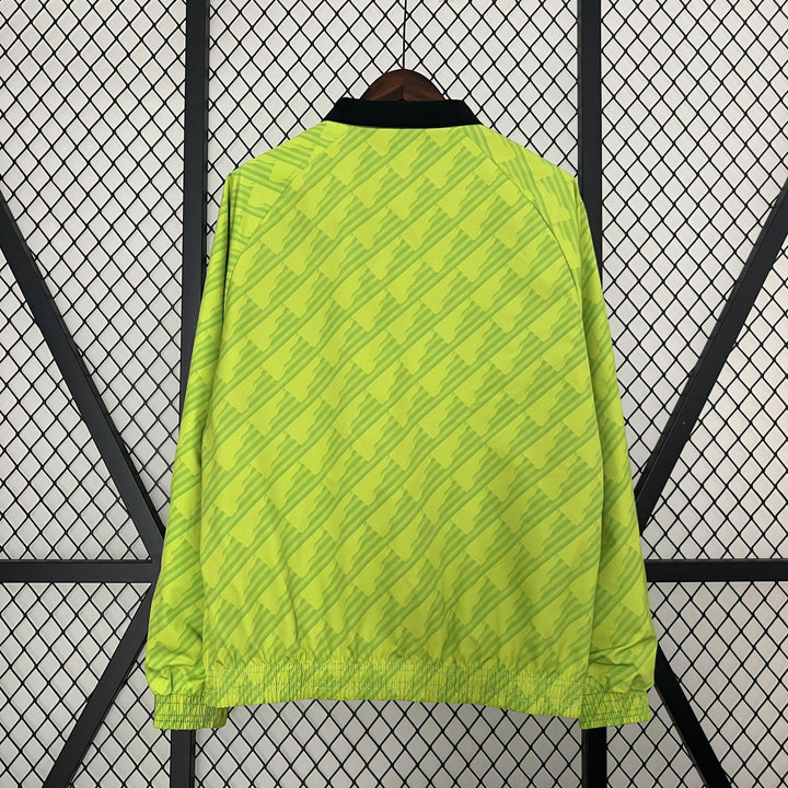 Manchester United Reversible Windbreaker Jacket - Dark Green/Black