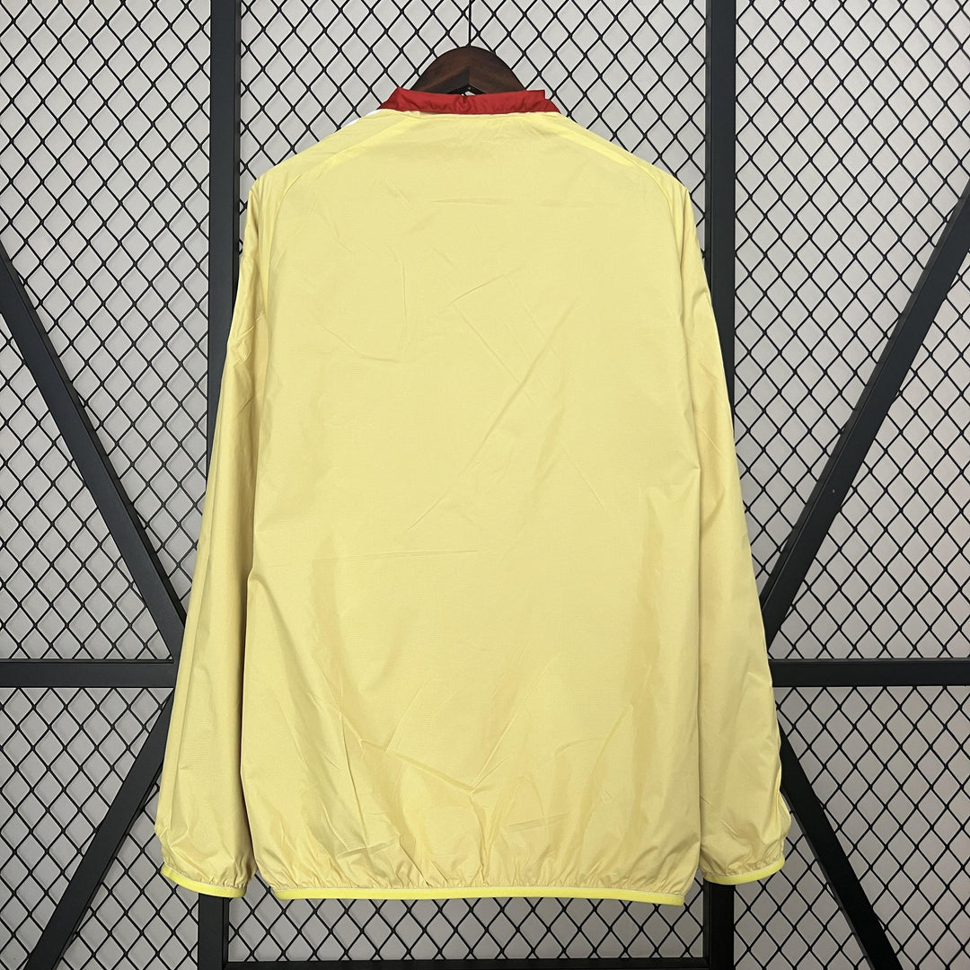 Spain Reversible Windbreaker Jacket - Yellow/Red