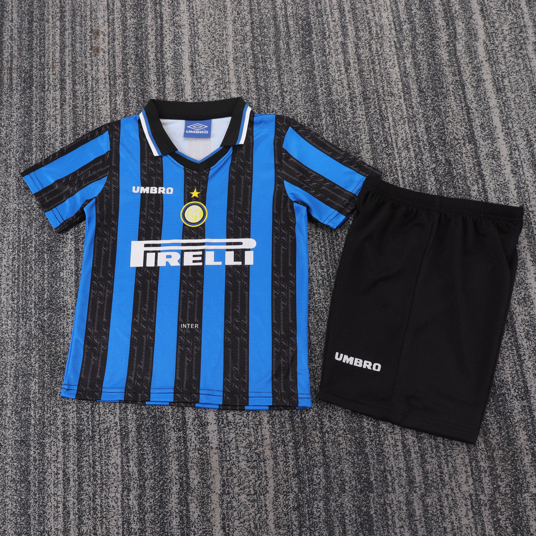 Inter Milan 97/98 Children's Home Retro Set