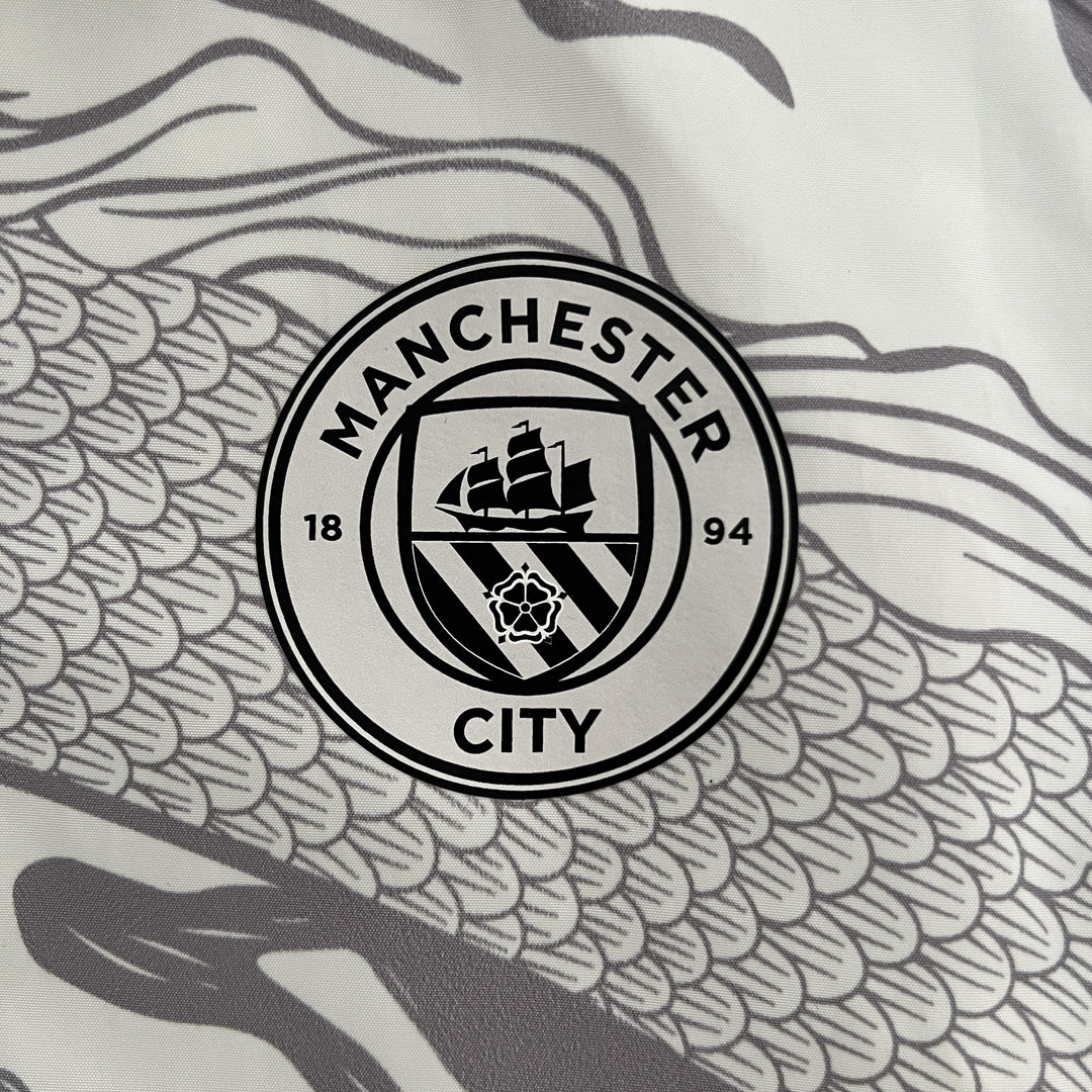 Manchester City Reversible Windbreaker Jacket - White