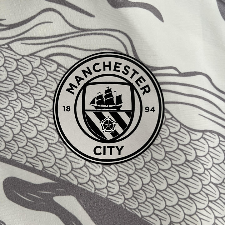 Manchester City Reversible Windbreaker Jacket - White