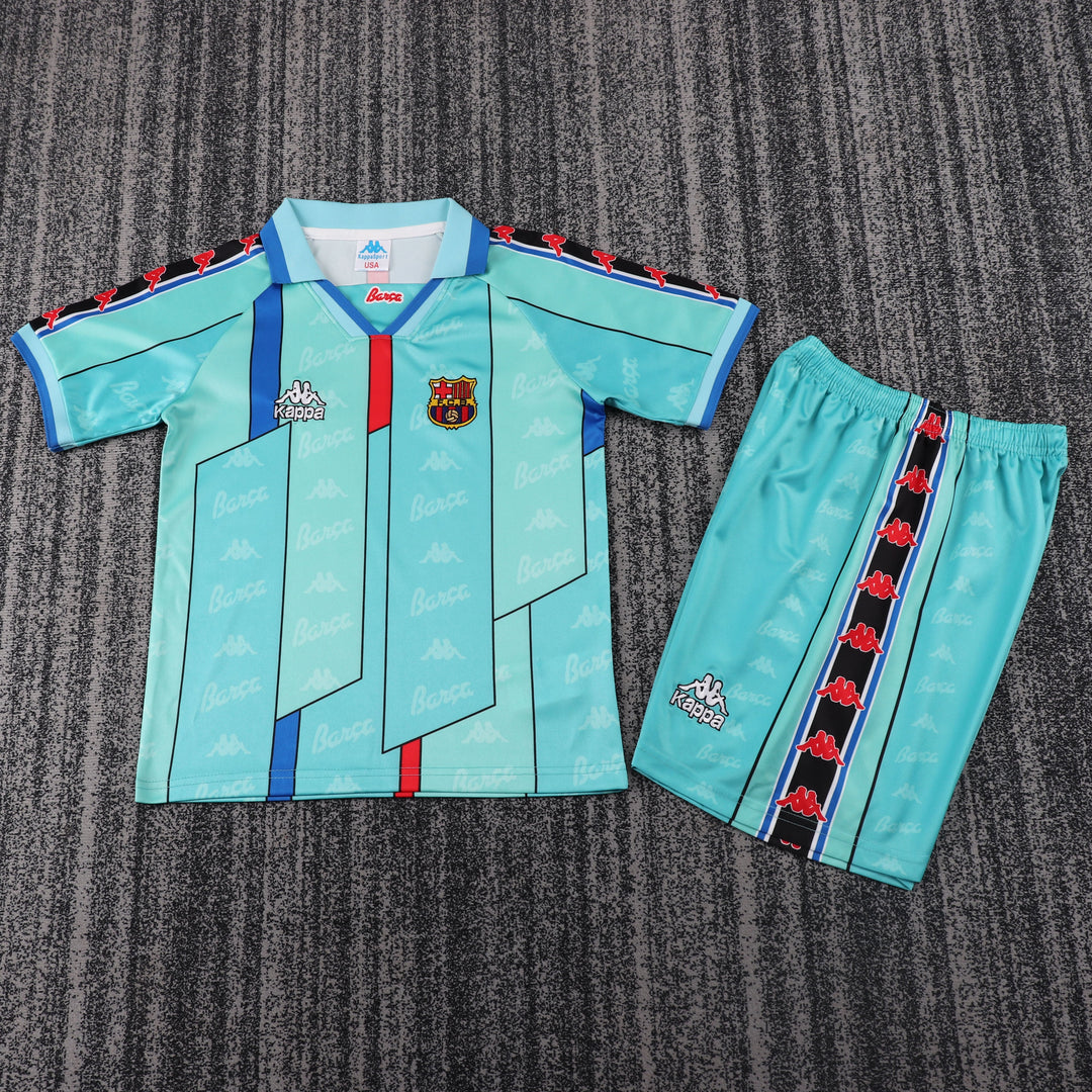 Barcelona 95/96 Children's Away Retro Set