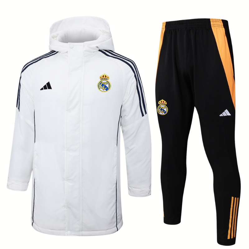 Real Madrid Bench Coat 24/25 - White