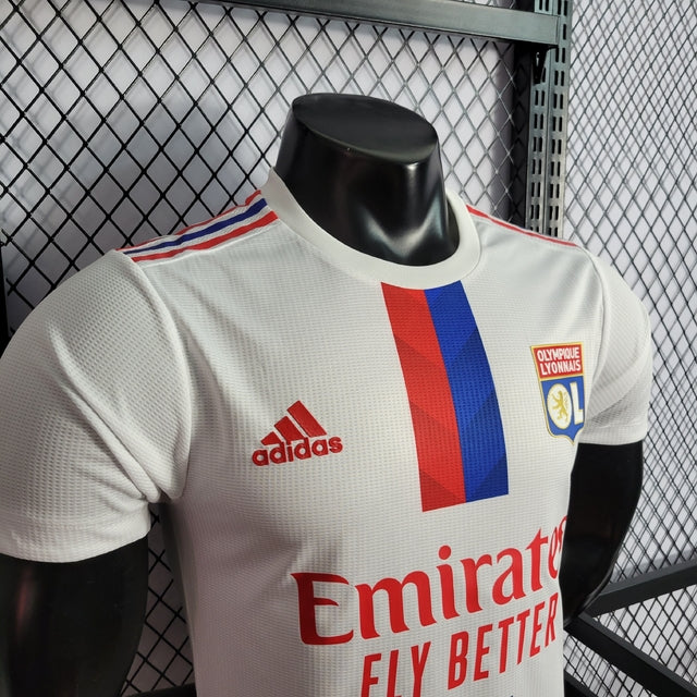 Lyon Home 22/23 Shirt No. Player Version Adidas - White