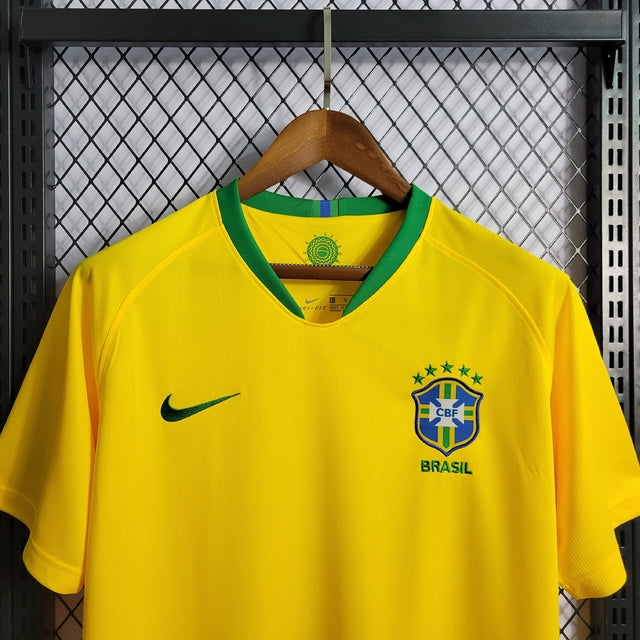 Nike Retro Brazil Home 2018 Shirt - Yellow