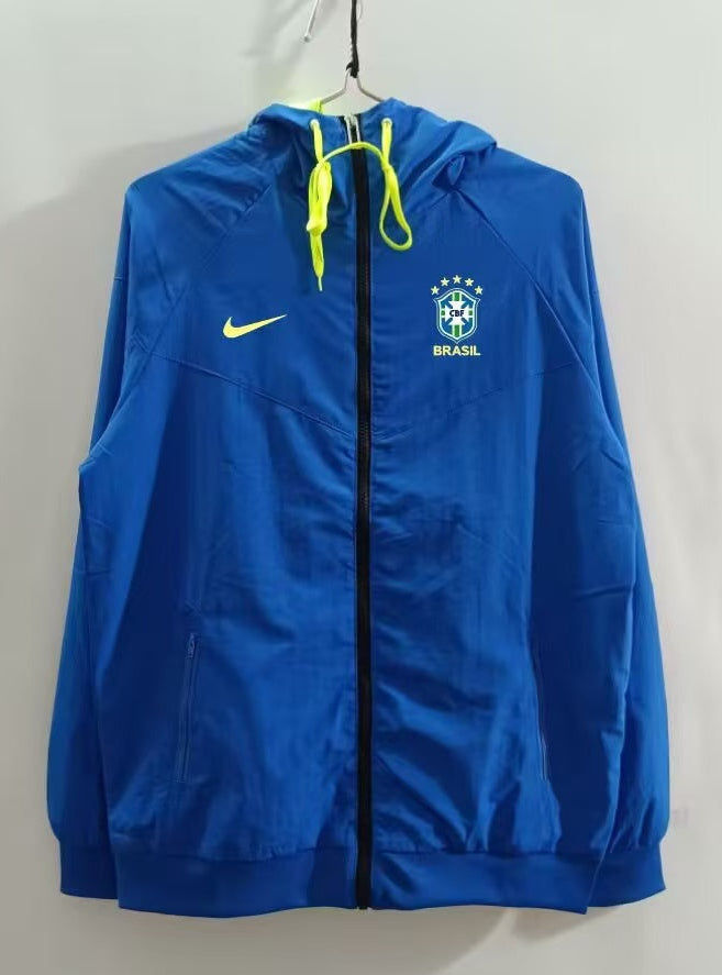Brazil Windbreaker Jacket - Blue
