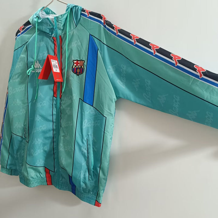 Barcelona Windbreaker Jacket 1996/97 - Turquoise