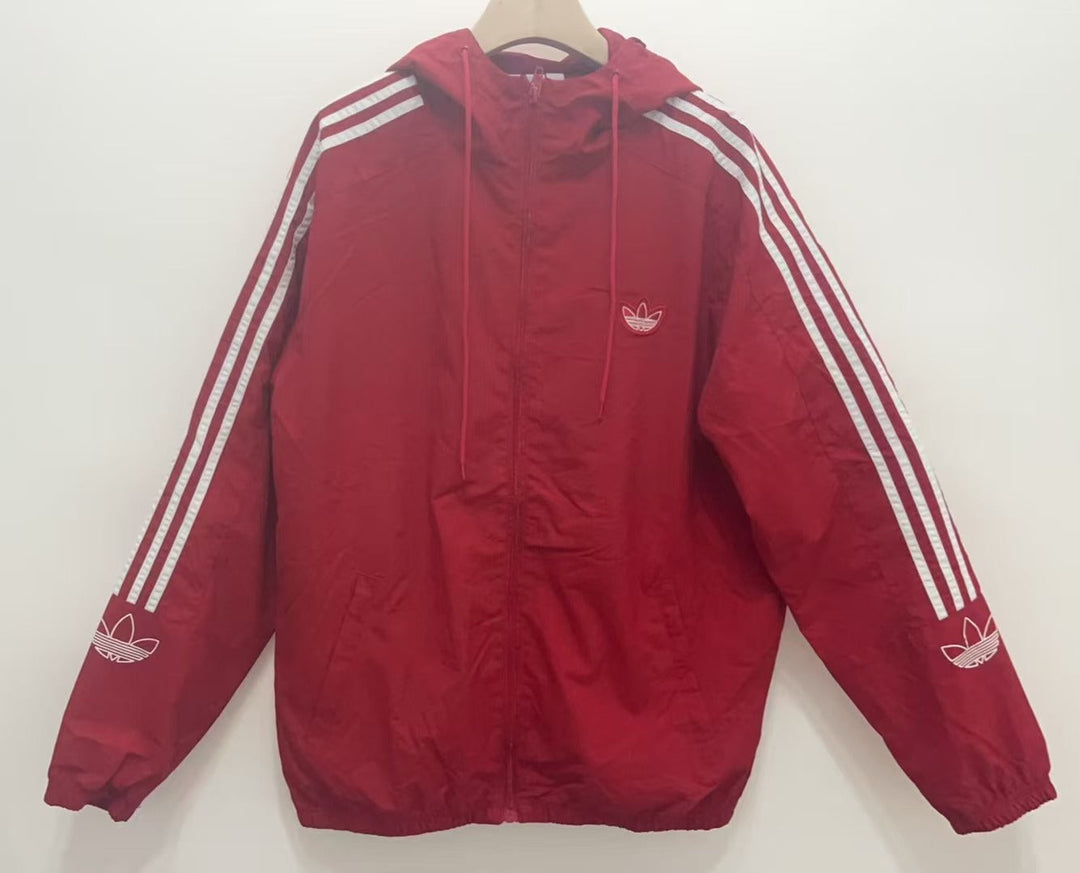 Adidas Windbreaker Jacket - Red