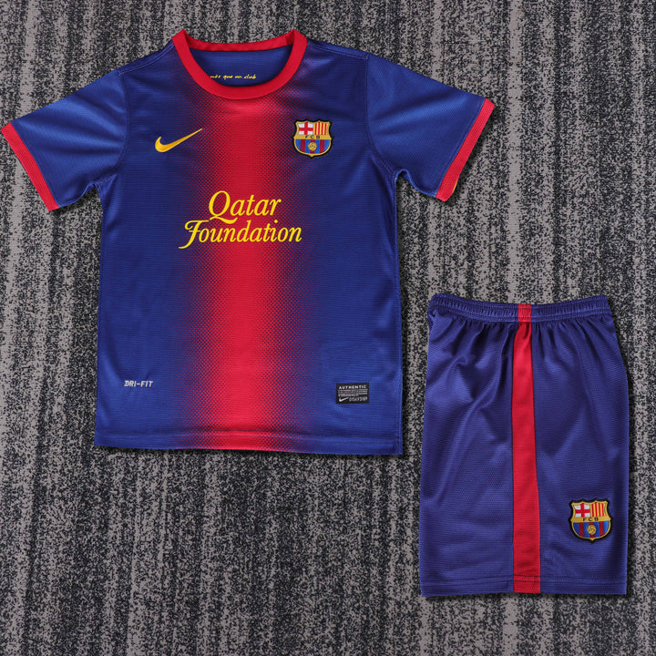 Barcelona 12/13 Children's Home Retro Set