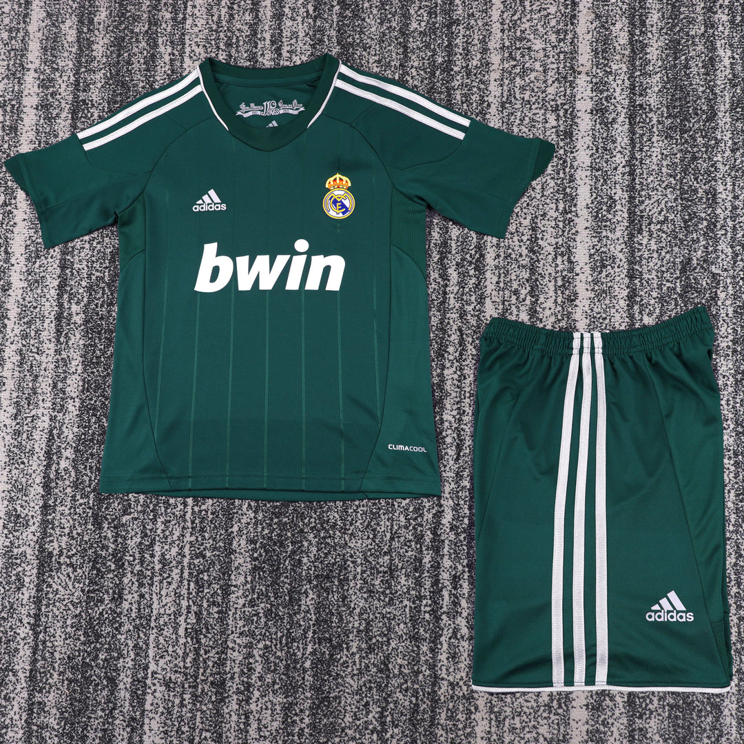 Real Madrid 12/13 Children's Third Retro Set