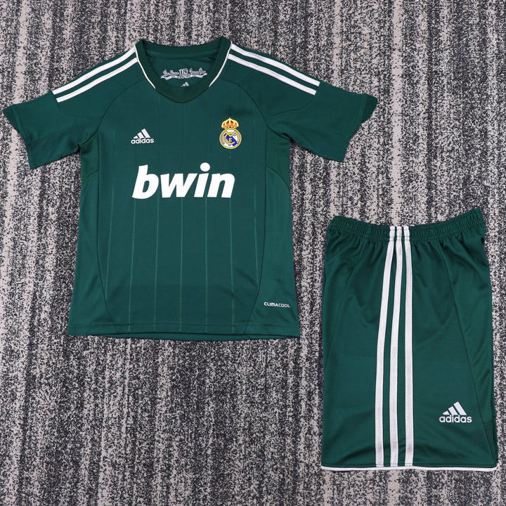 Real Madrid 12/13 Children's Third Retro Set