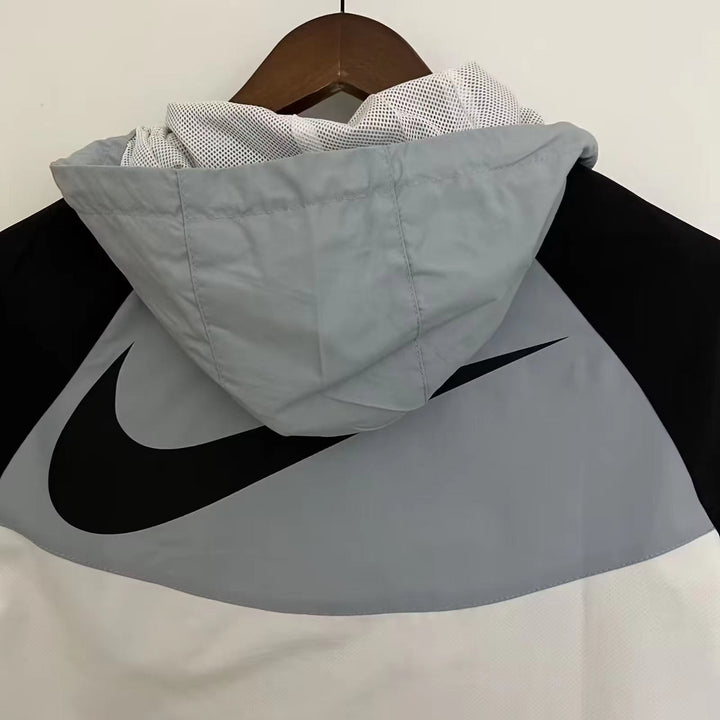 Nike Windbreaker Jacket - White/Gray