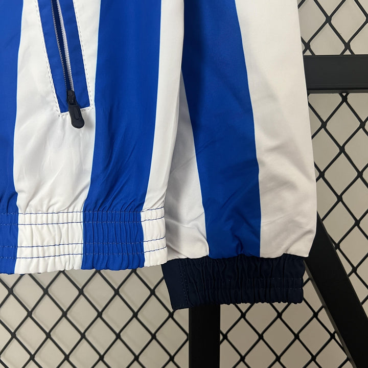 Porto Reversible Windbreaker Jacket - White/Blue