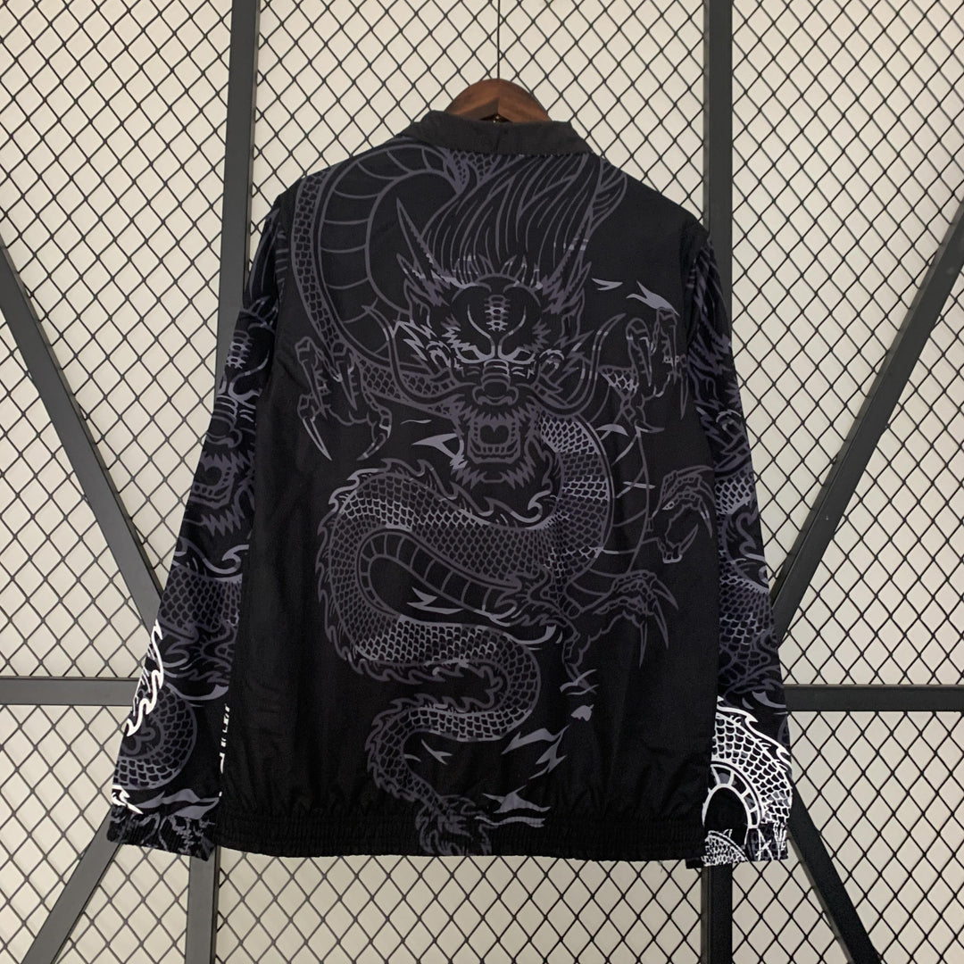 Real Madrid Reversible Windbreaker Jacket - Black