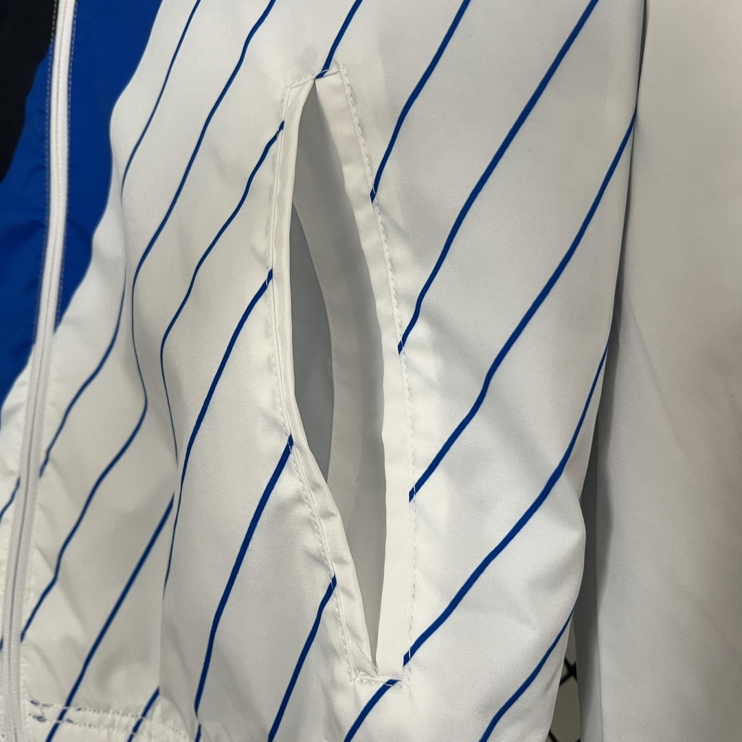 Argentina Reversible Windbreaker Jacket - Blue/White