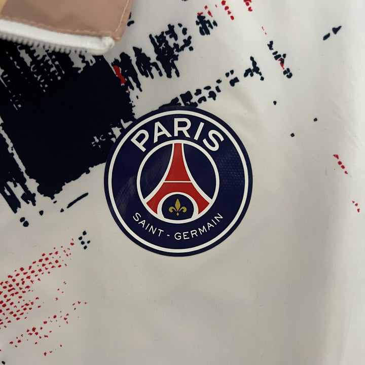 PSG Reversible Windbreaker Jacket - Salmon/White