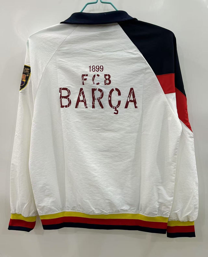 Barcelona Windbreaker Jacket - White II