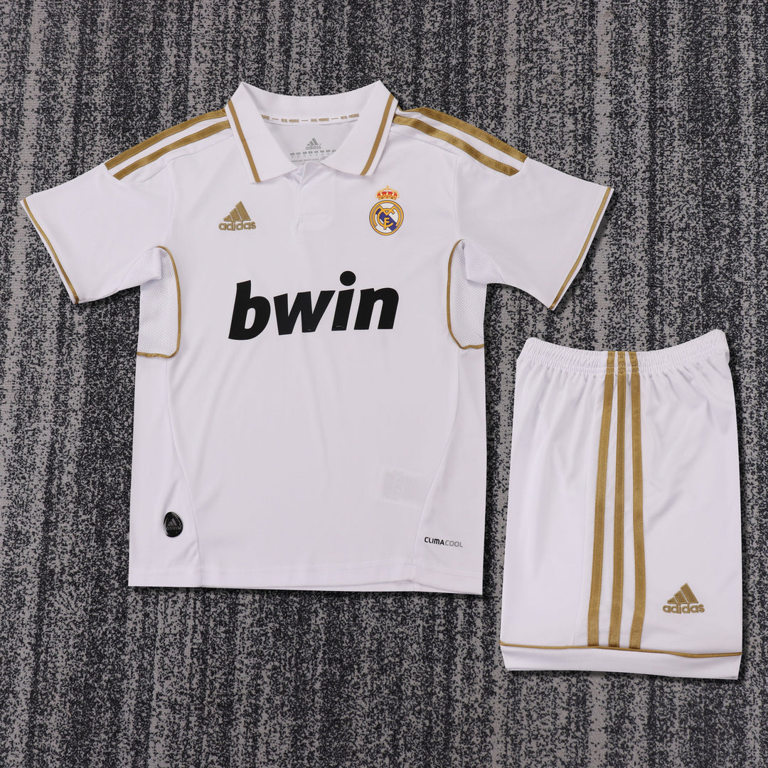 Real Madrid 11/12 Children's Home Retro Set