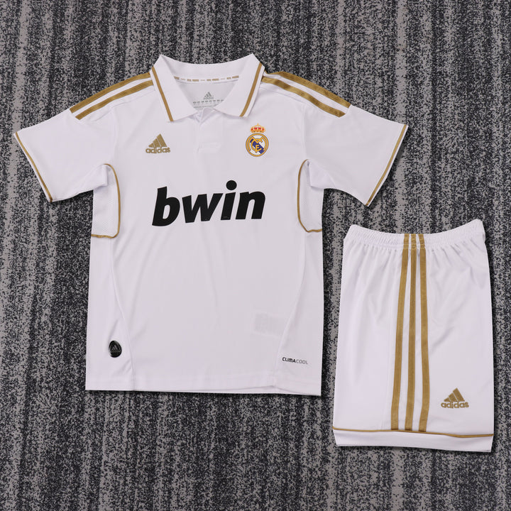 Real Madrid 11/12 Children's Home Retro Set