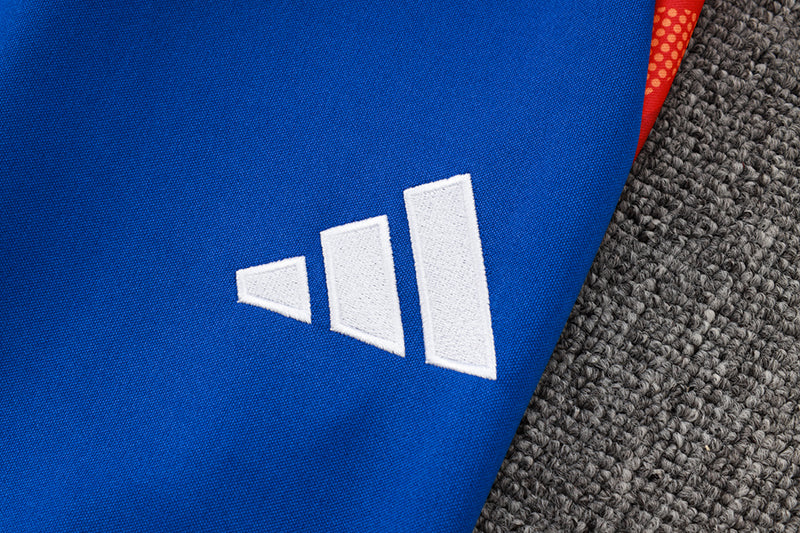 Adidas Training Pants - Blue/Orange