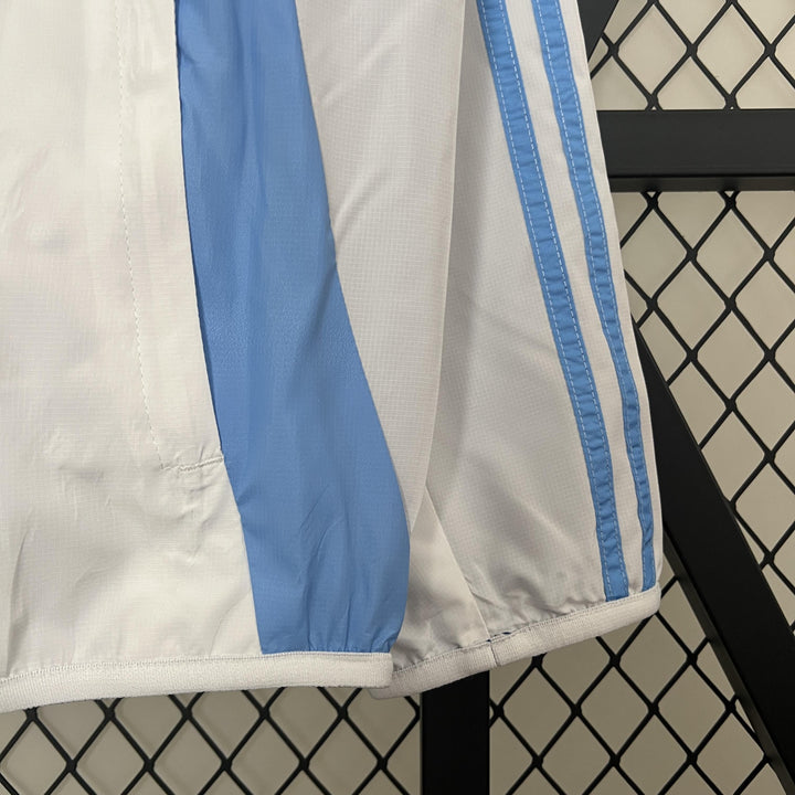 Argentina Reversible Windbreaker Jacket - Dark Blue/White