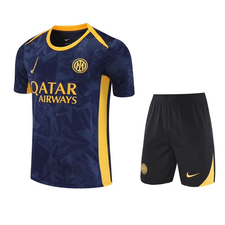 Inter Milan 2025/26 Training Kit - Navy Blue/Black