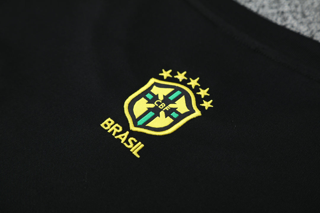 Brazil 2025/26 Training Kit - Black/Gray