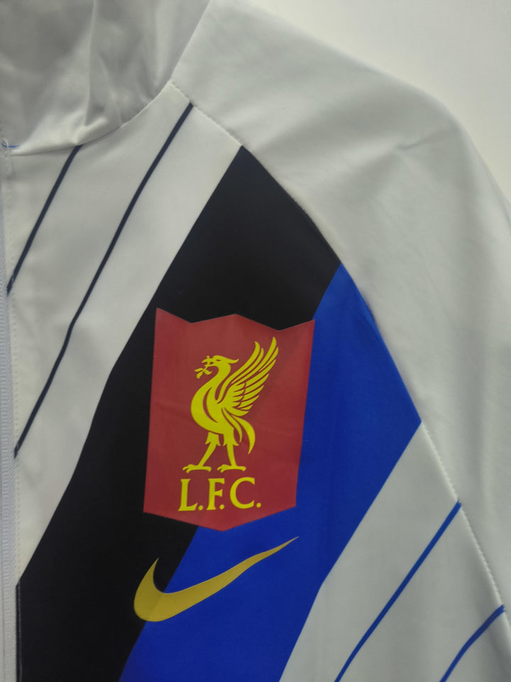 Liverpool Reversible Windbreaker Jacket - Blue/White