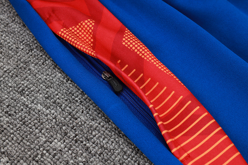 Adidas Training Pants - Blue/Orange