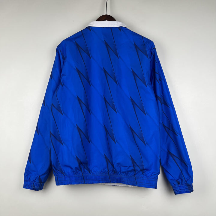 Algeria Reversible Windbreaker Jacket - Blue/White II