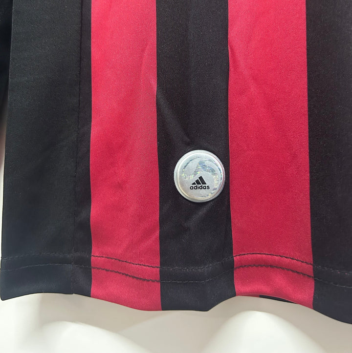 Milan 09/10 Home Retro Shirt - Long Sleeve