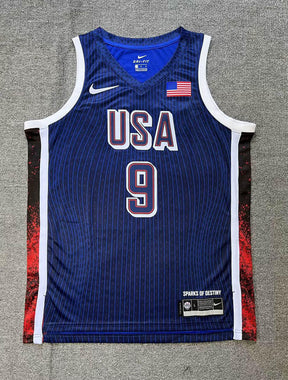 USA basketball Olympics 2024 Jersey - Blue