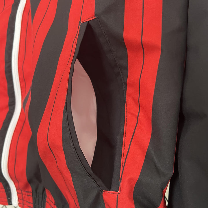 AC Milan Reversible Windbreaker Jacket - Red/White