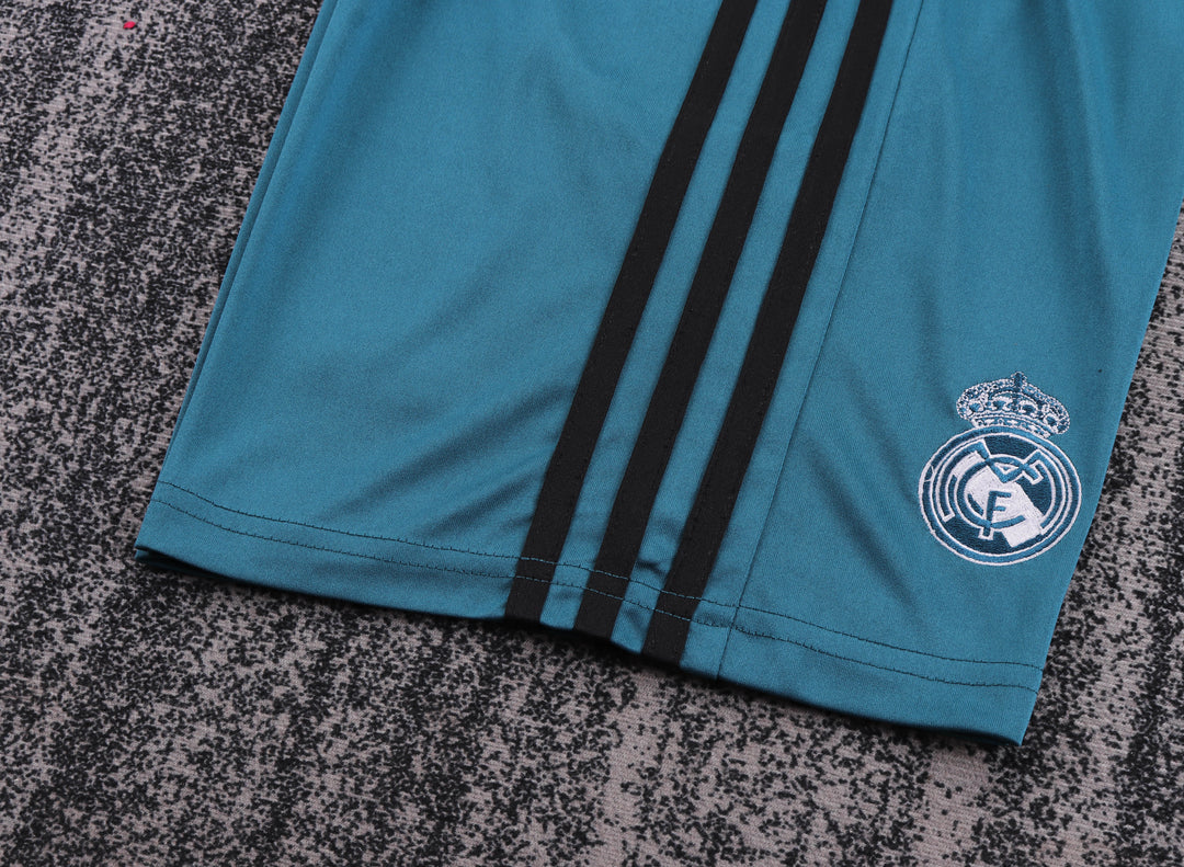 Real Madrid 17/18 Children's Third Retro Set - Long Sleeve