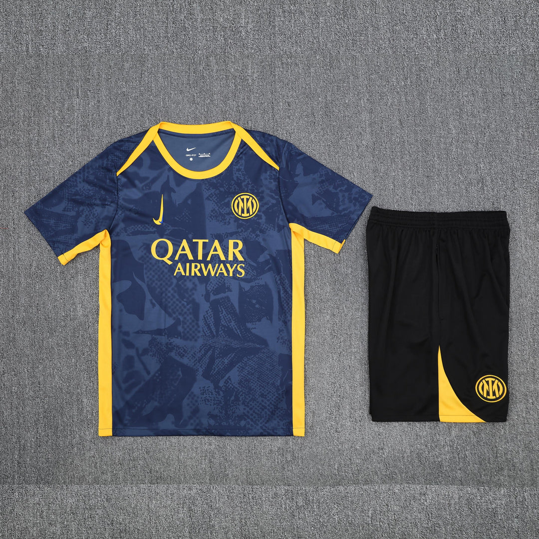 Inter Milan 2025/26 Training Kit - Navy Blue/Black