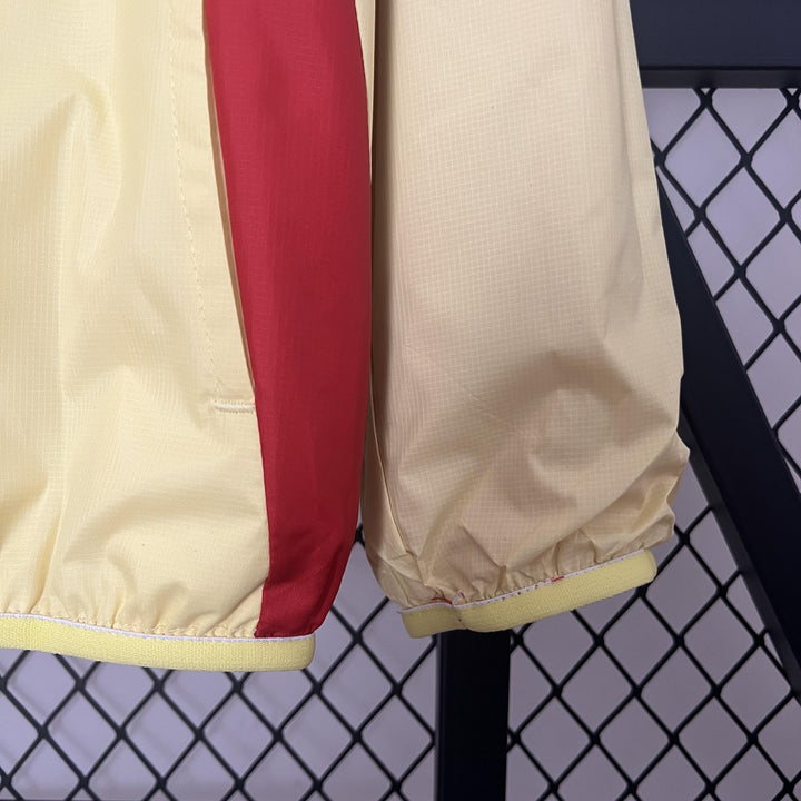 Spain Reversible Windbreaker Jacket - Yellow/Red