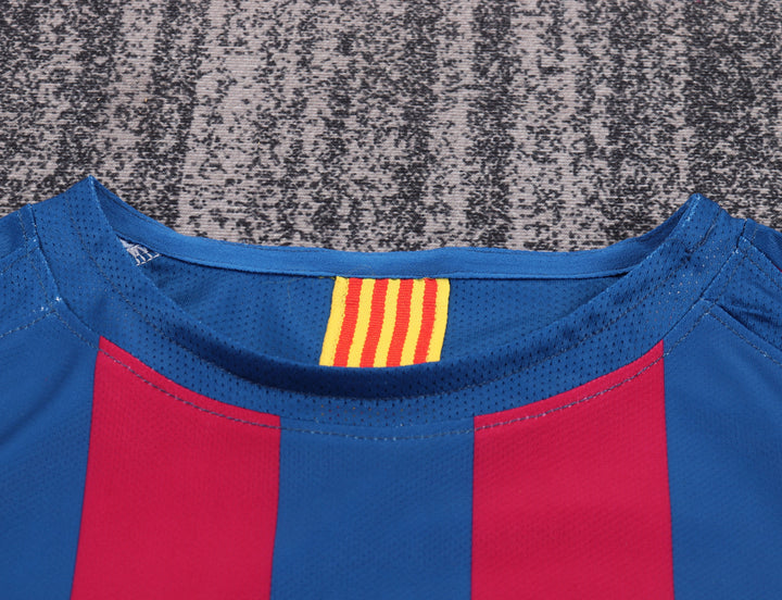 Barcelona 05/06 Children's Home Retro Set - Long Sleeve