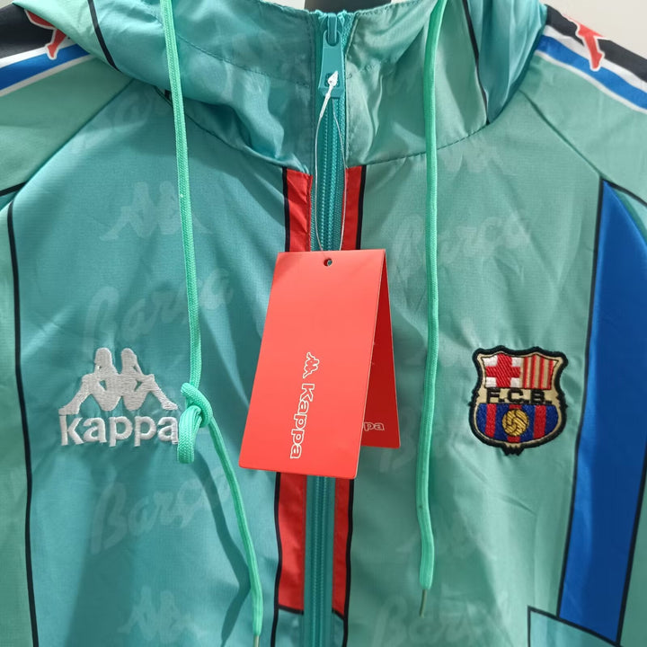 Barcelona Windbreaker Jacket 1996/97 - Turquoise