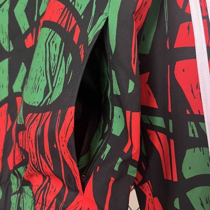 Arsenal 2024/25 Windbreaker Jacket - Red/Green