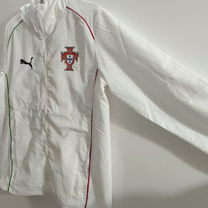 Portugal Windbreaker Jacket - White