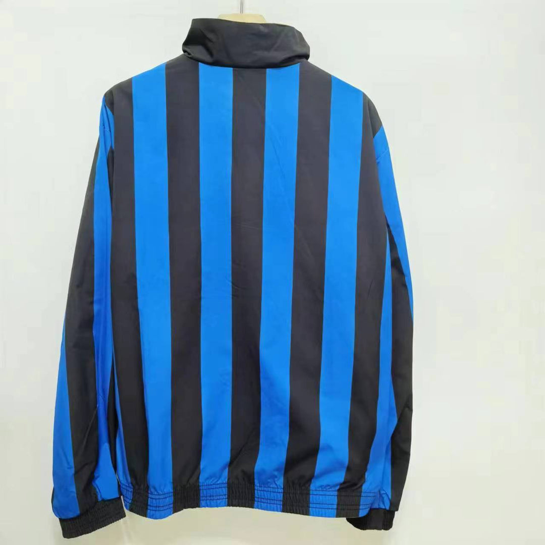 Inter Milan Reversible Windbreaker Jacket - Moss Green/Blue