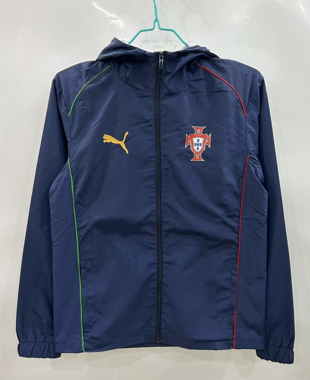 Portugal Windbreaker Jacket - Navy Blue