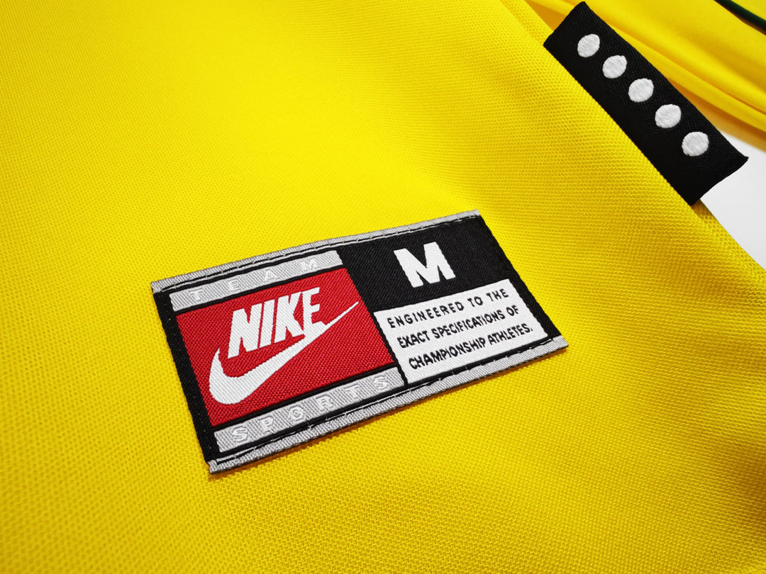 Brazil 1996/97 Home Retro Shirt - Long Sleeve