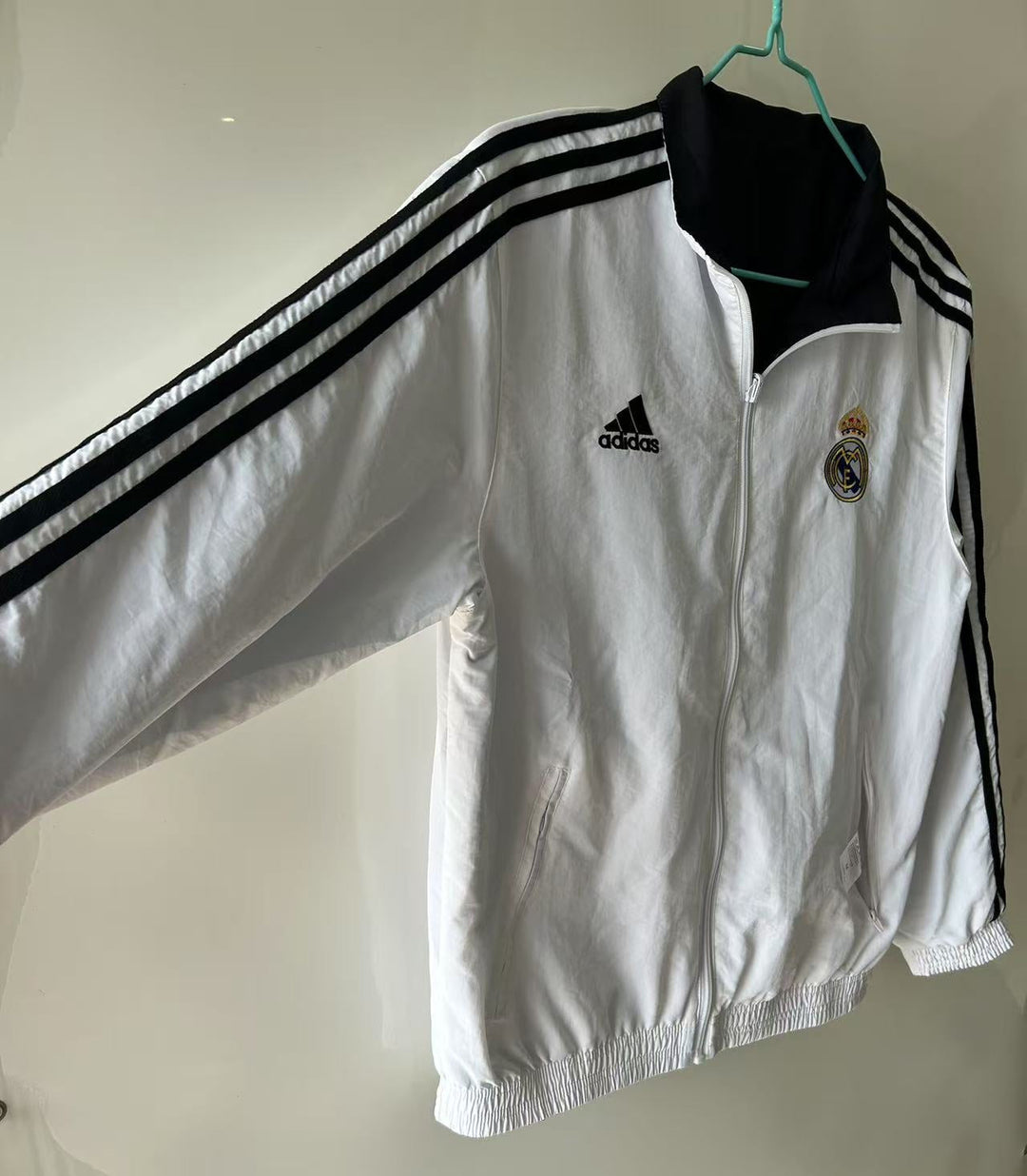 Real Madrid Windbreaker Jacket - White/Black