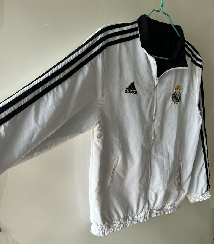 Real Madrid Windbreaker Jacket - White/Black