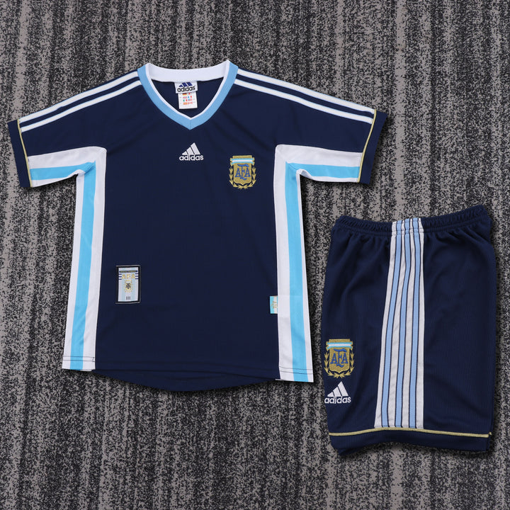 Argentina 1998 Children's Away Retro Set