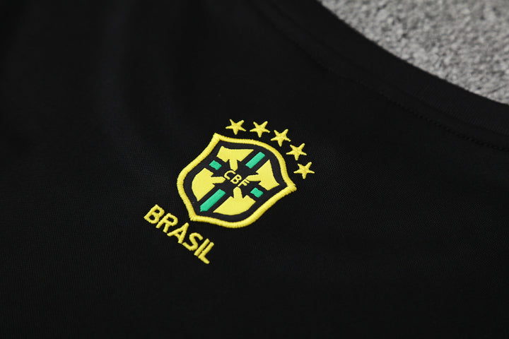 Brazil 2025/26 Training Kit - Black/Yellow