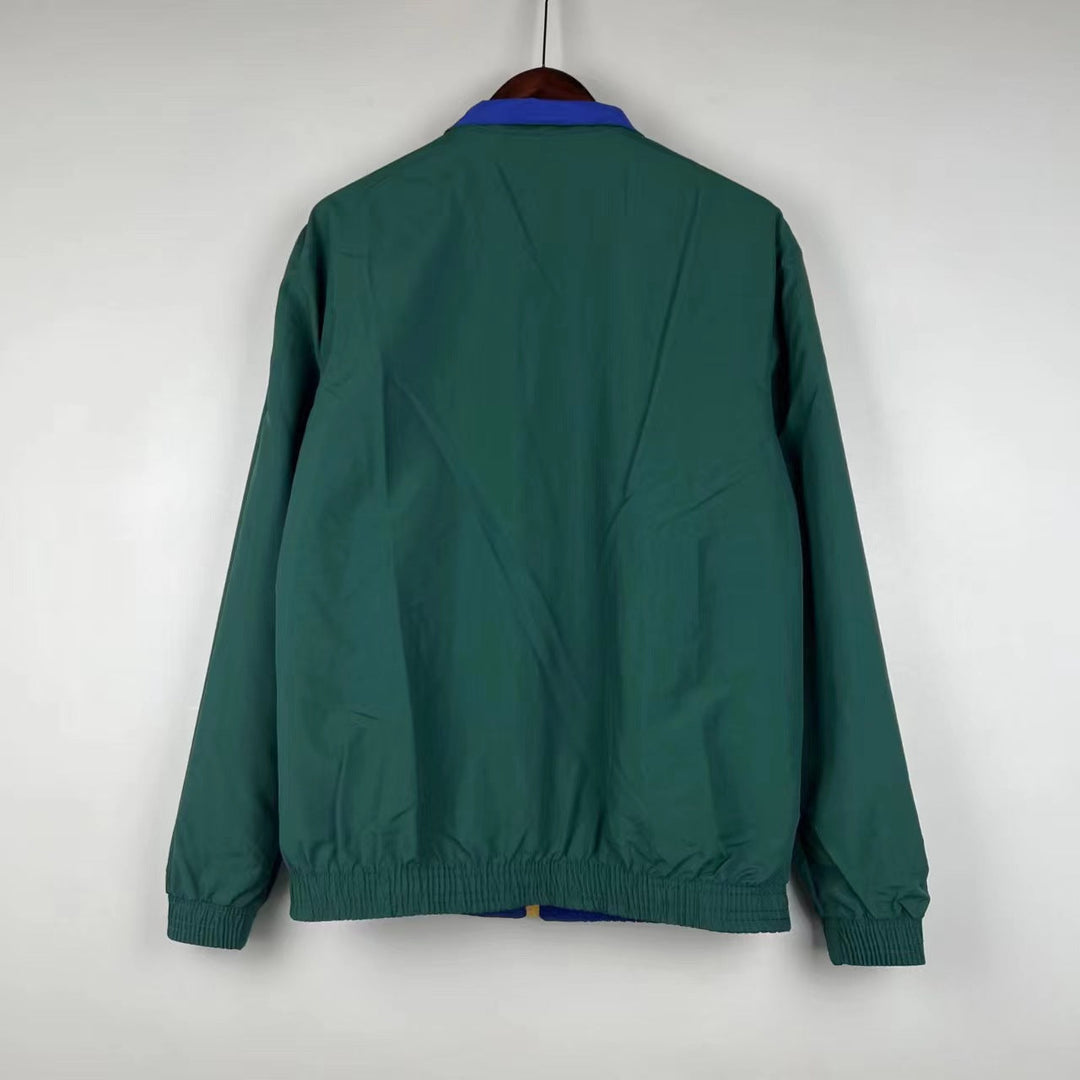 Manchester United Reversible Windbreaker Jacket - Green/Blue