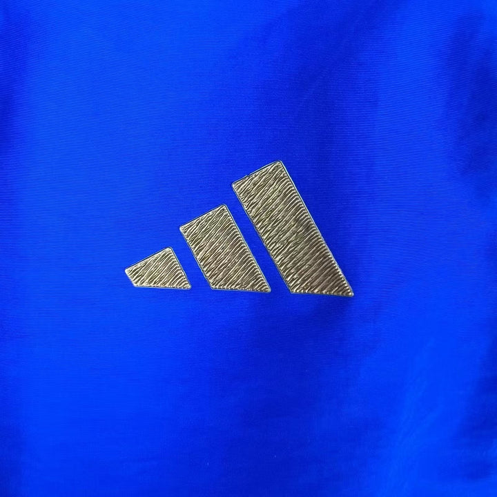 Lyon Reversible Windbreaker Jacket - Dark Blue/White
